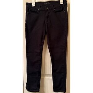Banana Republic Petite Skinny Fit Jeans Black Size 28 / 6P Stretch Denim